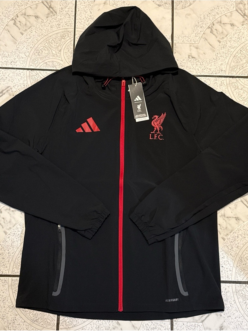 New Adidas Liverpool Tiro 25 Competition VIS Tech Jacket Men’s Size Large JZ5556